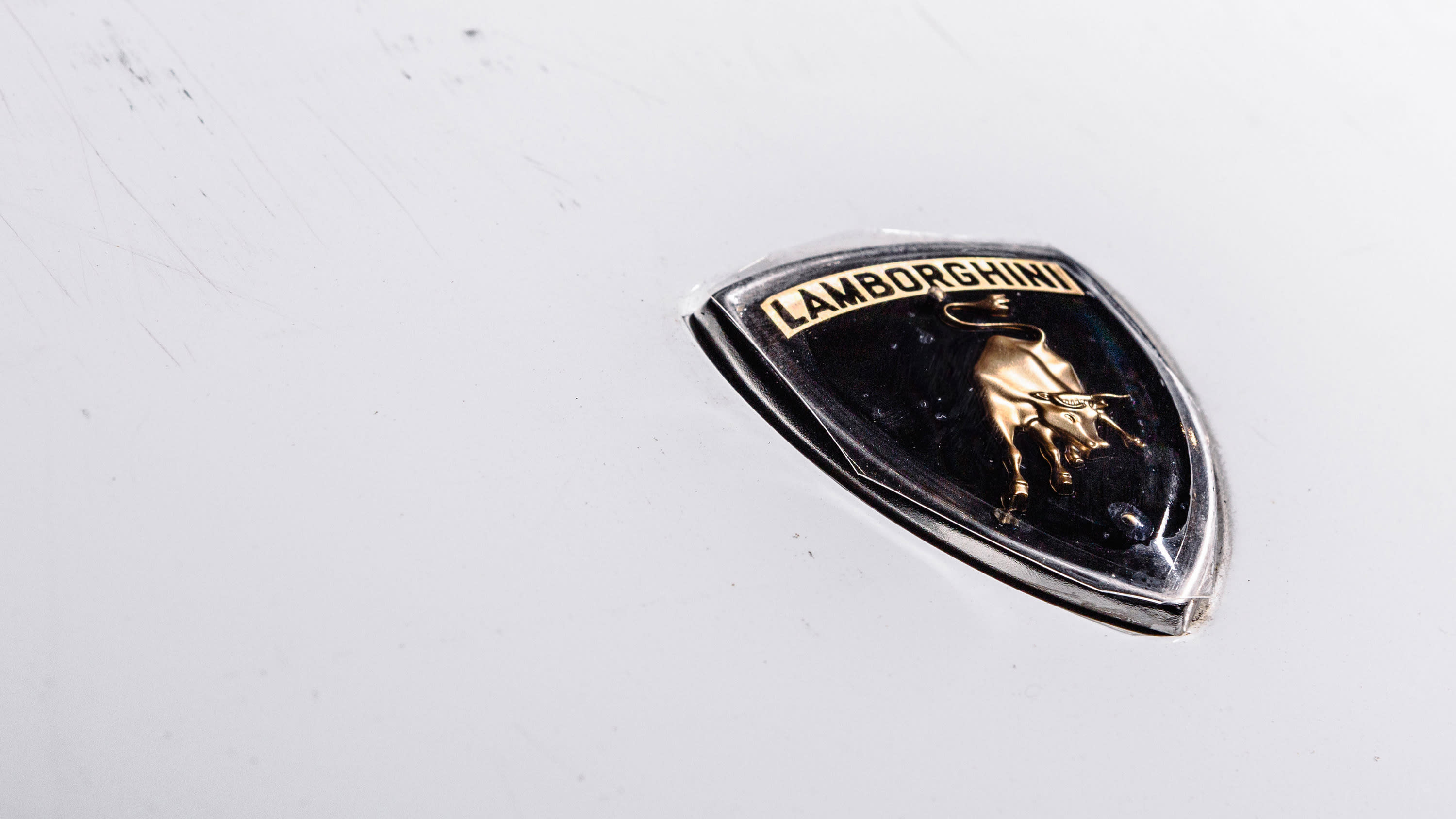 Wrecked Lamborghini Countach from 'Wolf of Wall Street